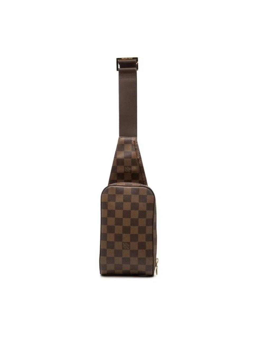Louis Vuitton Damier Geronimos Shoulder Bag Brown